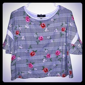 Floral crop top